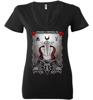 Our Lady of Blood Deep V-Neck - Strange and Unusual Co.