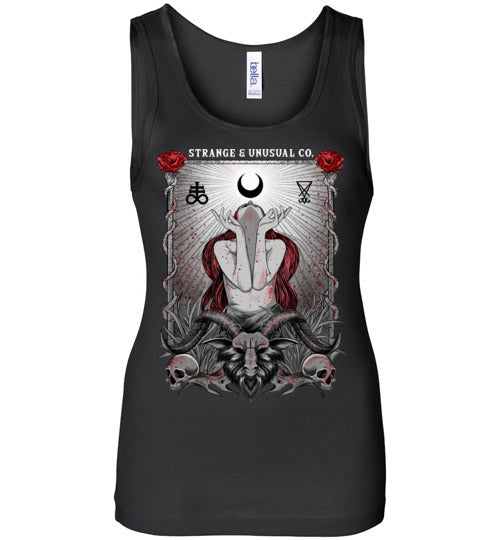 Our Lady of Blood Wide Strap Tank - Strange and Unusual Co.