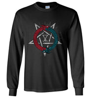 Ouroboros with Sigil of Lucifer Long Sleeve - Strange and Unusual Co.